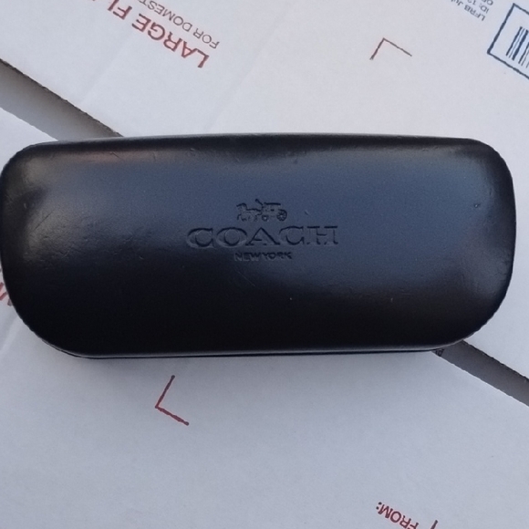 Coach Black Sunglasses Case - Picture 1 of 3